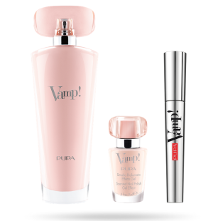 Pupa - SET VAMP! PINK EDP 50ML + VAMP! MASCARA + SCENTED NAIL POLISH / Подаръчен комплект за жени