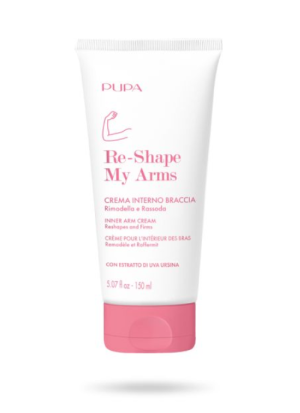 Pupa -   RE - SHAPE MY ARMS INNER ARM CREAM  / Оформящ стягащ крем за вътрешната страна на ръцете.  150 ml