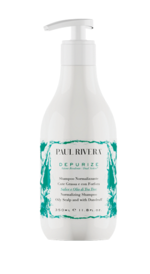 Paul Rivera - DEPURIZE - Normalizing Shampoo – Нормализиращ шампоан против пърхот и мазен скалп. 350 / 1000 ml