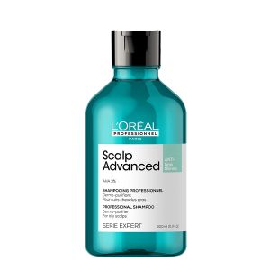 L`Oreal Professionnel Scalp Advanced - Шампоан, подходящ за скалп, склонен към омазняване Anti-Oiliness. 300 ml