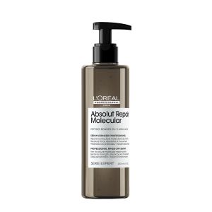 L`Oreal Professionnel Absolut Repair Molecular - Серум с изплакване за увредена коса, който действа като маска. 250 ml