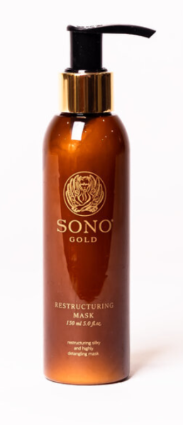 SONO Gold - Възcтaнoвяваща и Реконструираща ботокс маска за коса със злато. 150 ml