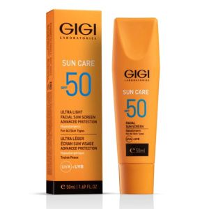 GIGI - SUN CARE - ULTRA LIGHT FACIAL  SUN SCREEN ADVANCED PROTECTION - Супер лек флуид със SPF50 . 50 ml