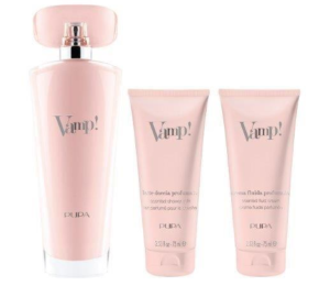 Pupa - SET VAMP! PINK EDP 50ML + + BODY CREAM 75 ml + SHOWER MILK 75 ml / Подаръчен комплект за жени