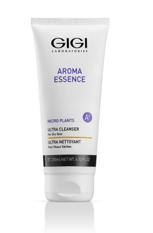 GIGI - AROMA ESSENCE  - Нежен измивен гел за суха кожа ULTRA CLEANSER FOR DRY SKIN . 200 ml