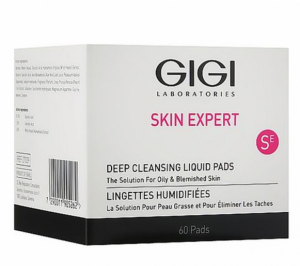 GIGI - SKIN EXPERT – Дълбоко почистващи тампони DEEP CLEANSING LIQUID PADS. 60bf.