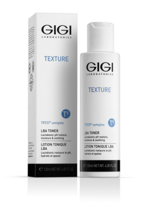GIGI TEXTURE LBA TONER - Уникален Тоник пилинг за почистване, балансиране и възстановяване на влагата за всеки тип кожа с лактобионова киселина. 120 ml