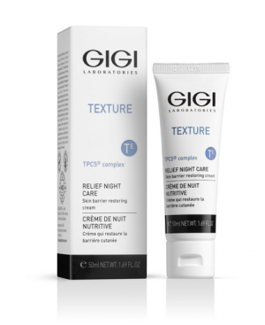 GIGI TEXTURE - Relief Night Care Nourishing Cream / Подхранващ нощен крем с богата текстура. 50 ml