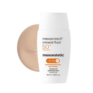 Mesoestetic - Mesoprotech® mineral fluid - слънцезащитен минерален флуид с цвят. 50 ml