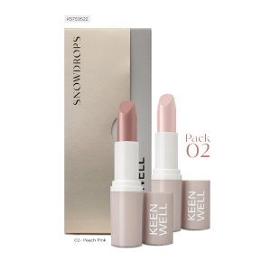 Keenwell -  SNOWDROPS PACK 2 Комплект Червило + Балсам за устни  LIPSTICK N° 02 + LIP OIL BALM.
