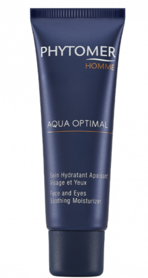 Phytomer MAN - AQUA OPTIMAL Face and Eyes Soothing Moisturizer  -  Успокояващ овлажняващ крем за лице и очи за мъже. 50 ml