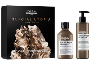 L`Oreal Professionnel Absolut Repair Molecular  -  Подаръчна кутия  с продукти с продукти за молекулярно възстановяване на увредената коса.