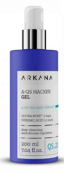 ARKANA - Acne QS Hacker Почистващ гел мазна и смесена кожа. 200ml