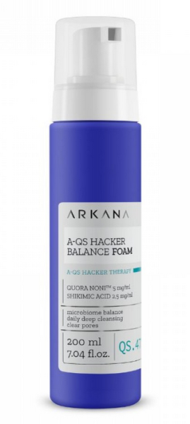 ARKANA - Acne QS Hacker Почистваща балансираща пяна мазна и смесена кожа. 200ml
