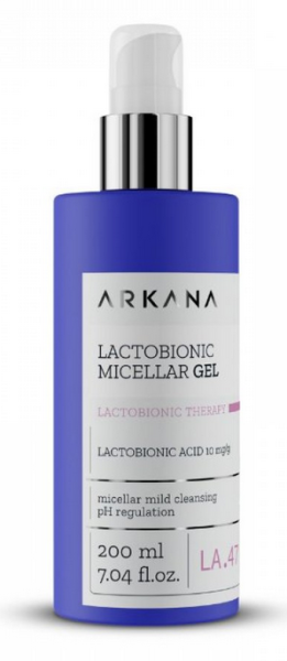 ARKANA - Lactobionic Micellar Gel / Почистващ мицеларен гел за чувствителна кожа. 200ml