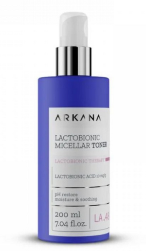 ARKANA - Lactobionic Micellar Toner/ Овлажняващ и регенериращ мицеларен тонер. 200ml