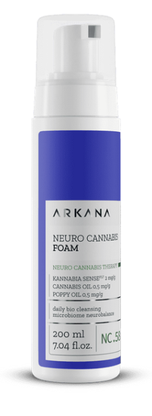 ARKANA - Neuro Cannabis  Foam /  Био почистваща пяна .  200ml