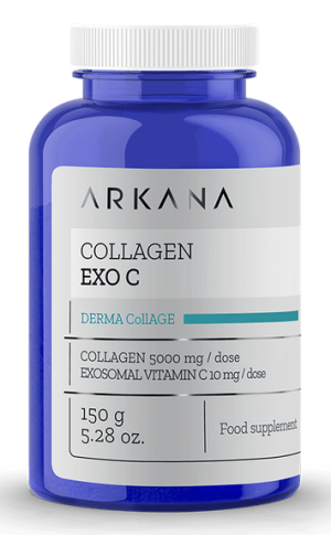 ARKANA -  Collagen Exo C веган колаген с екзозомен вит С хранителна добавка .  150 gr/ 30 дози
