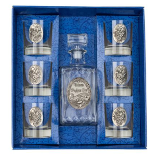 Freitas & Dores - Сет 6 чаши+ бутилка ЧРД грозд