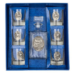 Freitas & Dores - Сет бутилка ЧРД + 6 чаши кораб