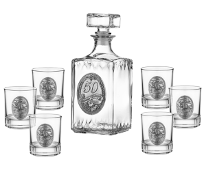 Freitas & Dores- Сет бутилка 50 год. + 6 чаши кораб.