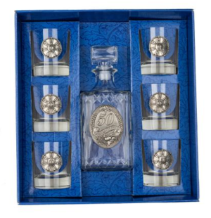 Freitas & Dores - Сет бутилка 50 год. + 6 чаши розе.