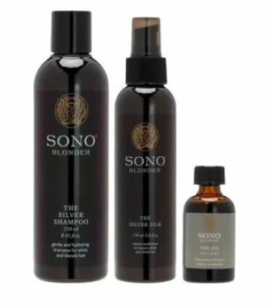 SONO  BLONDER SILVER Подаръчен комплект  за руса коса в лукс кутия. 