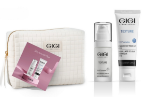 GIGI - Texture  Подаръчен комплект за мека и кадифена кожа Silki Smooth.