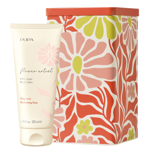 PUPA MILANO - FLOWER ARTIST  BODY LOTION /  Мляко за тяло с флорални аромати за жени в 6 аромата с красива метална кутия.  200 ml