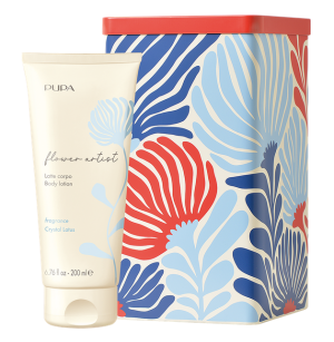 PUPA MILANO - FLOWER ARTIST  BODY LOTION /  Мляко за тяло с флорални аромати за жени в 6 аромата с красива метална кутия.  200 ml