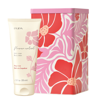 PUPA MILANO - FLOWER ARTIST  BODY LOTION /  Мляко за тяло с флорални аромати за жени в 6 аромата с красива метална кутия.  200 ml