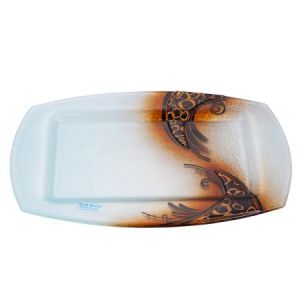 Moda Mostra - Поднос Black Beauty + 6 чаши за вода