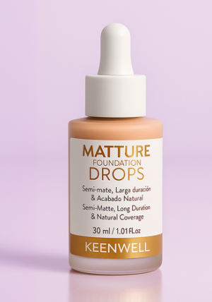 Keenwell -  AMETHYST - Make-up Collection MATTURE FOUNDATION DROPS / матиращ фон дьо тен. 30 ml