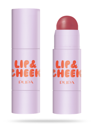 PUPA - LIP & CHEEK BLUSH & LIP BALM STICK  РУЖ ЗА УСТНИ И ЛИЦЕ И БАЛСАМ ЗА УСТНИ.  3 цвята  