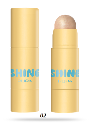 PUPA - SHINE FACE HIGHLIGHTER STICK / СТИК ХАЙЛАЙТЪР ЗА ЛИЦЕ.  3 цвята  