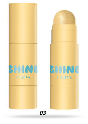 PUPA - SHINE FACE HIGHLIGHTER STICK / СТИК ХАЙЛАЙТЪР ЗА ЛИЦЕ.  3 цвята  