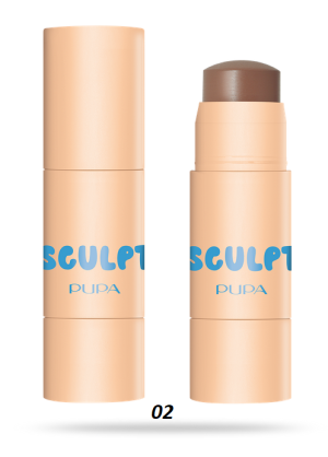 PUPA - SHINE FACE HIGHLIGHTER STICK / СТИК ХАЙЛАЙТЪР ЗА ЛИЦЕ.  3 цвята  