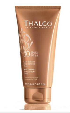 Thalgo - SPF 30 Age Defence Sun Lotion - Регенериращ слънцезащитен лосион.
