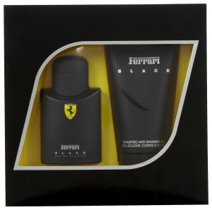 Ferrari -  Black  Set - EDT 75 ml + Shower Gel 150 ml - Подаръчен комплект  за мъже . 