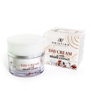 Hristina cosmetics - Регенериращ дневен крем за лице с екстракт от Охлювена слуз 50 ml
