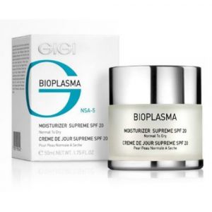 GIGI - BIOPLASMA  - MOISTURIZER SUPREME - Oвлажняващ крем SPF20 за нормална и суха кожа . 50 ml