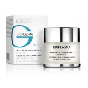 GIGI - BIOPLASMA  - MOISTURIZER SUPREME SPF 17 Normal – Oily Skin - Овлажняващ крем за мазна кожа . 50 ml