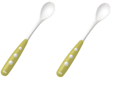 NUK - Пластмасови лъжички 2 бр.
