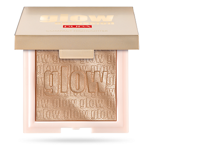 Pupa -  GLOW OBSESSION COMPACT HIGHLIGHTER - Компактен Многофункционален Хайлайтър.
