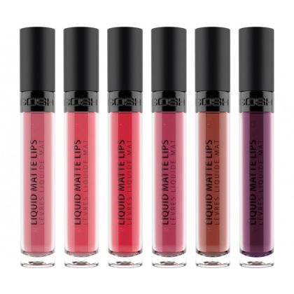 Gosh -  Liquid Matte Lips/ Гланц за устни с матов ефект