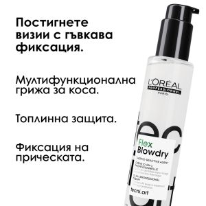L`Oreal Professionnel  Blowdry Fluidfier  -  Термо-крем за лесно изсушаване. 150ml