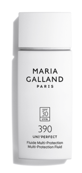 MARIA GALLAND  390-391 - UNI'PERFECT Multi-Protection Fluid  - Мултизащитен флуид за лице SPF 30 / SPF 50. 30ml