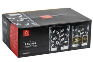RCR ITALY  -  Laurus  Комплект 6 бр. чаши за уиски.