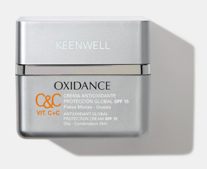Keenwell - OXIDANCE - ANTIOXIDANT MULTIDEFENSE CREAM -VIT. C+C SPF 15 - OILY - COMBINATION SKIN - Анти-оксидантен крем за мазна кожа. 50 ml