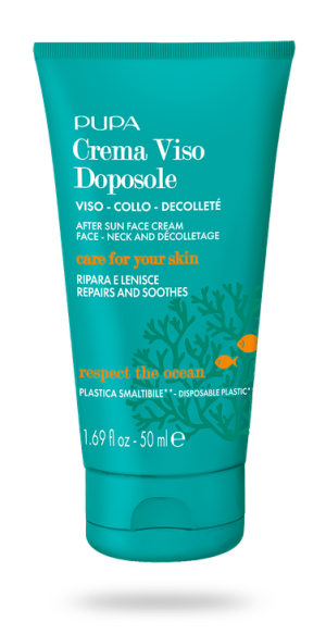 Pupa  SUN  / AFTER SUN CREAM FACE NECK DECOLLETE   / КРЕМ ЗА СЛЕД СЛЪНЦЕ ЛИЦЕ ШИЯ ДЕКОЛТЕ . 50 ml